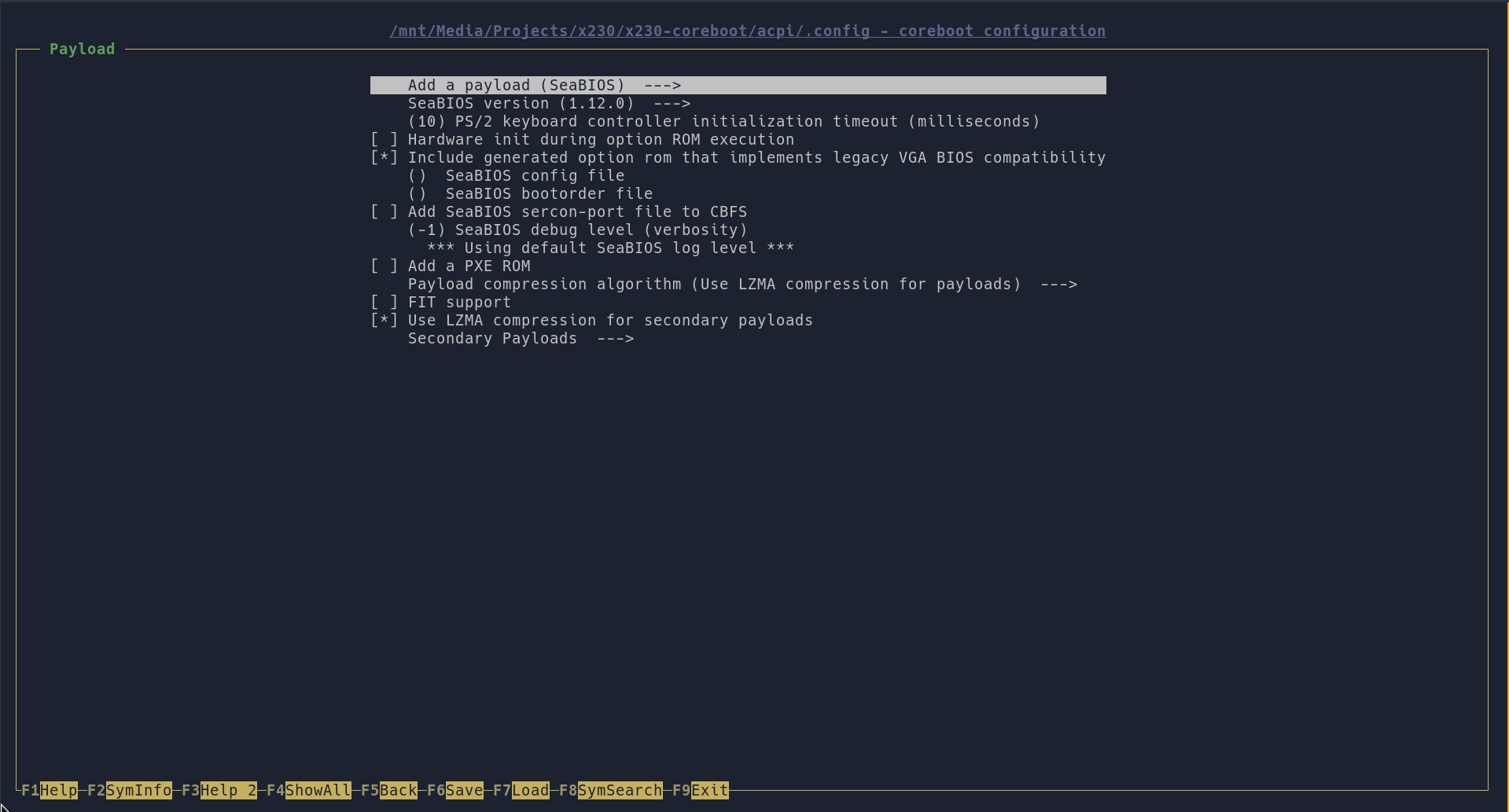 x230 nconfig 08 payload