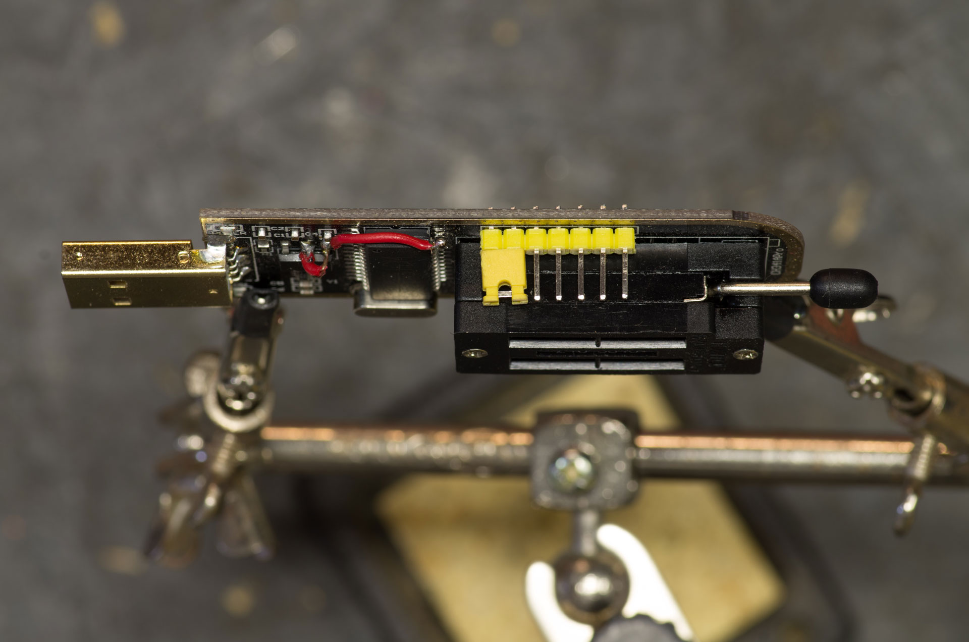 ch341a soldered side